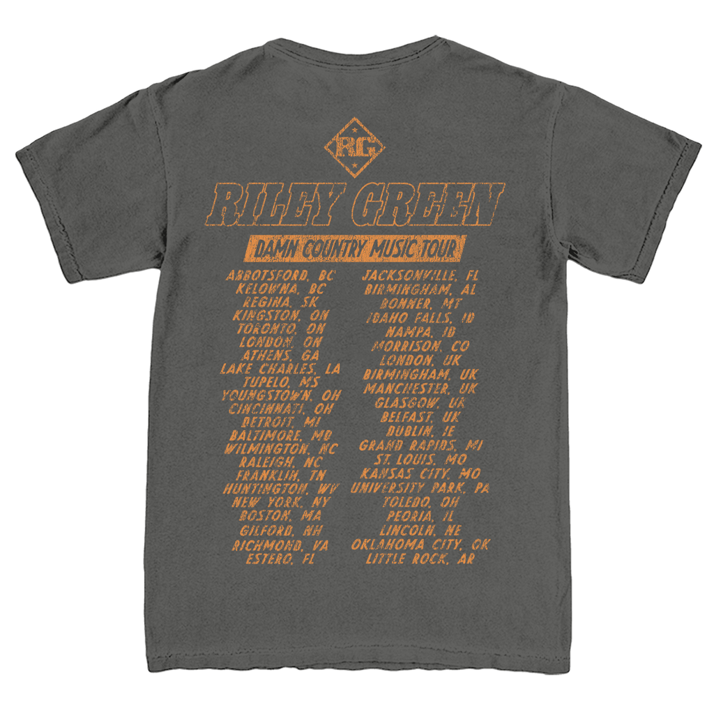 DCM Tour Tee Charcoal