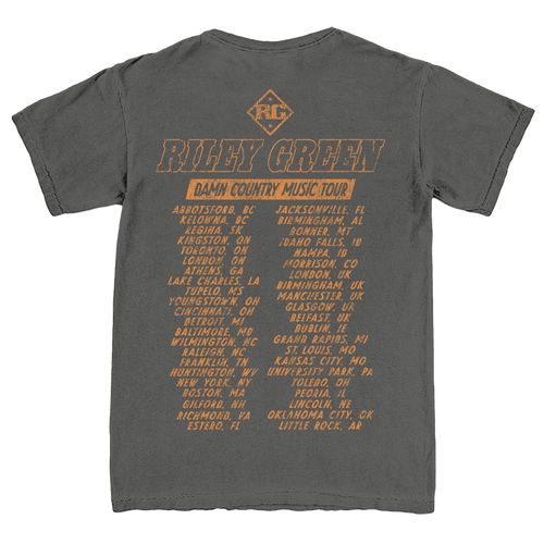 DCM Tour Tee Charcoal